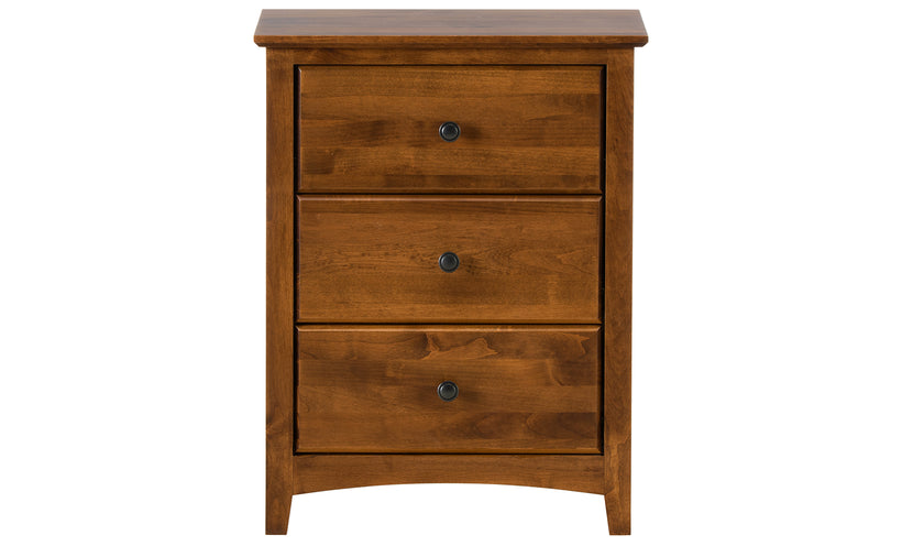 Shaker 3-Drawer Nightstand